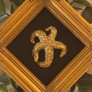 VTG Gold Starfish Brooch